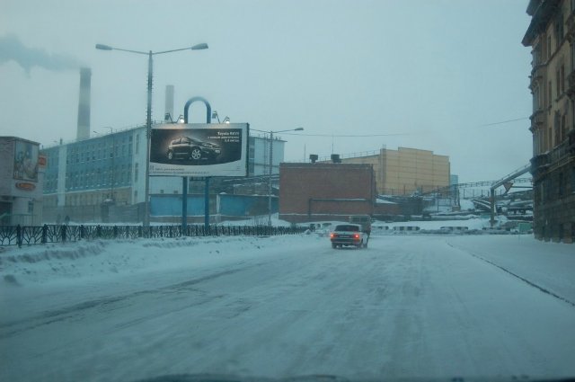 Фотография рекламного носителя, тип: Билборд 3x6, адрес: Кирова ул., д.2, Норильск, Красноярский край, Россия. Сторона Б №778377