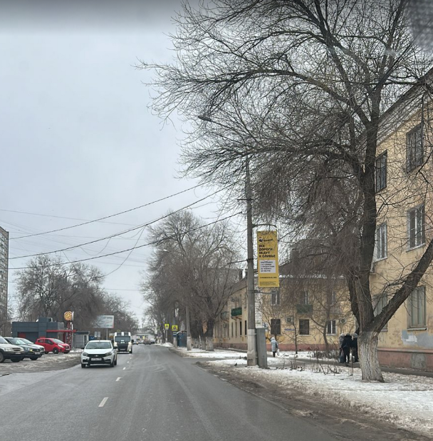 Фотография рекламного носителя, тип: Панель-кронштейн, адрес: Туркменская ул., поз.2, Волгоград, Волгоградская область, Россия. Сторона А №1097099