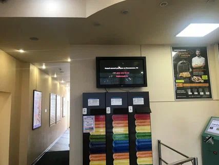 Фотография рекламного носителя, тип: Видеоэкран, адрес: Фитнес-центр «Fitness House на Ленинском», Ленинский пр-т., д.160, Санкт-Петербург, Россия. Сторона/вариант 2 №981060