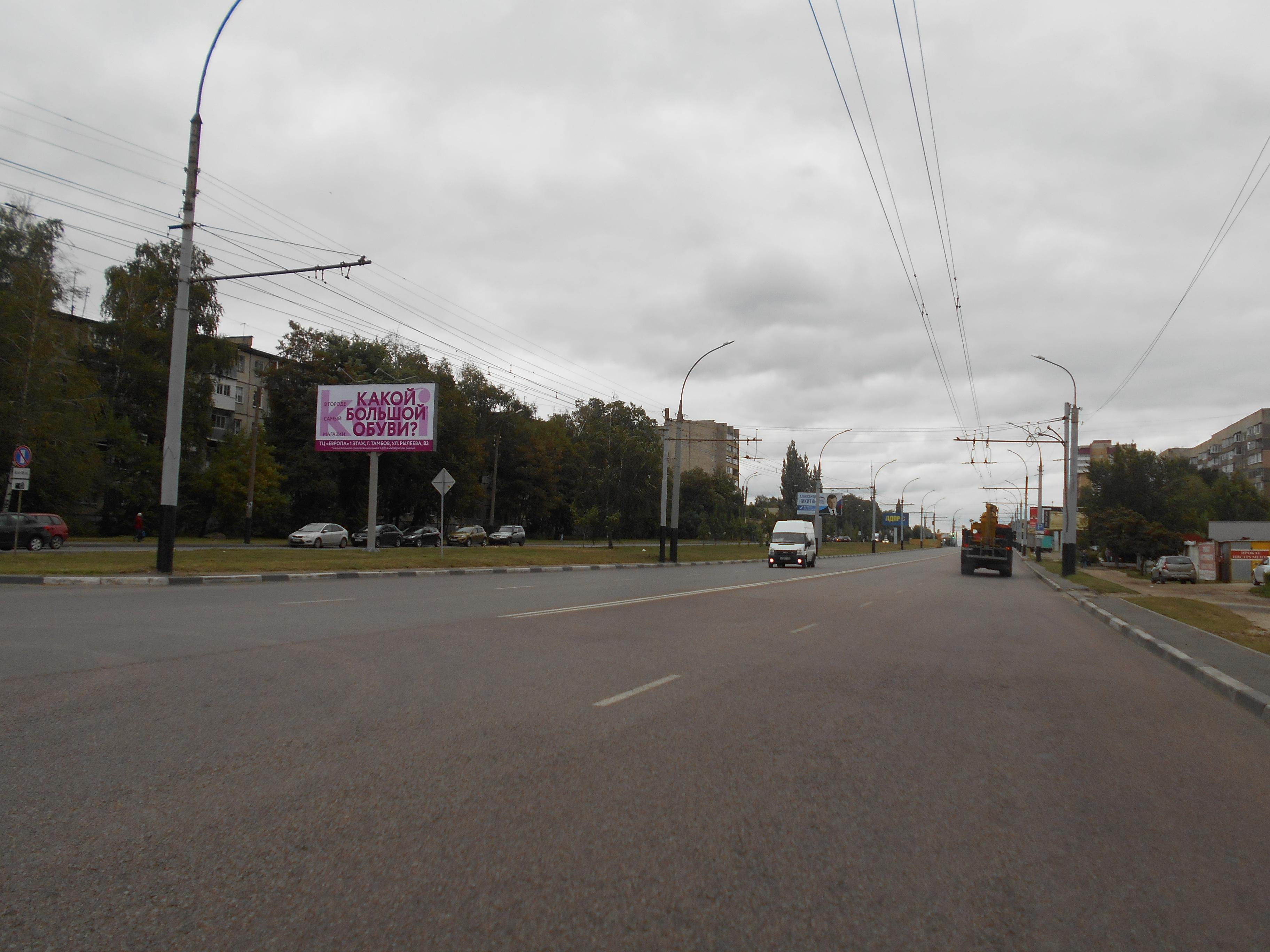 Фотография рекламного носителя, тип: Билборд 3x6, адрес: Мичуринская ул., д.173, корп.1, Тамбов, Тамбовская область, Россия. Сторона Б №388797