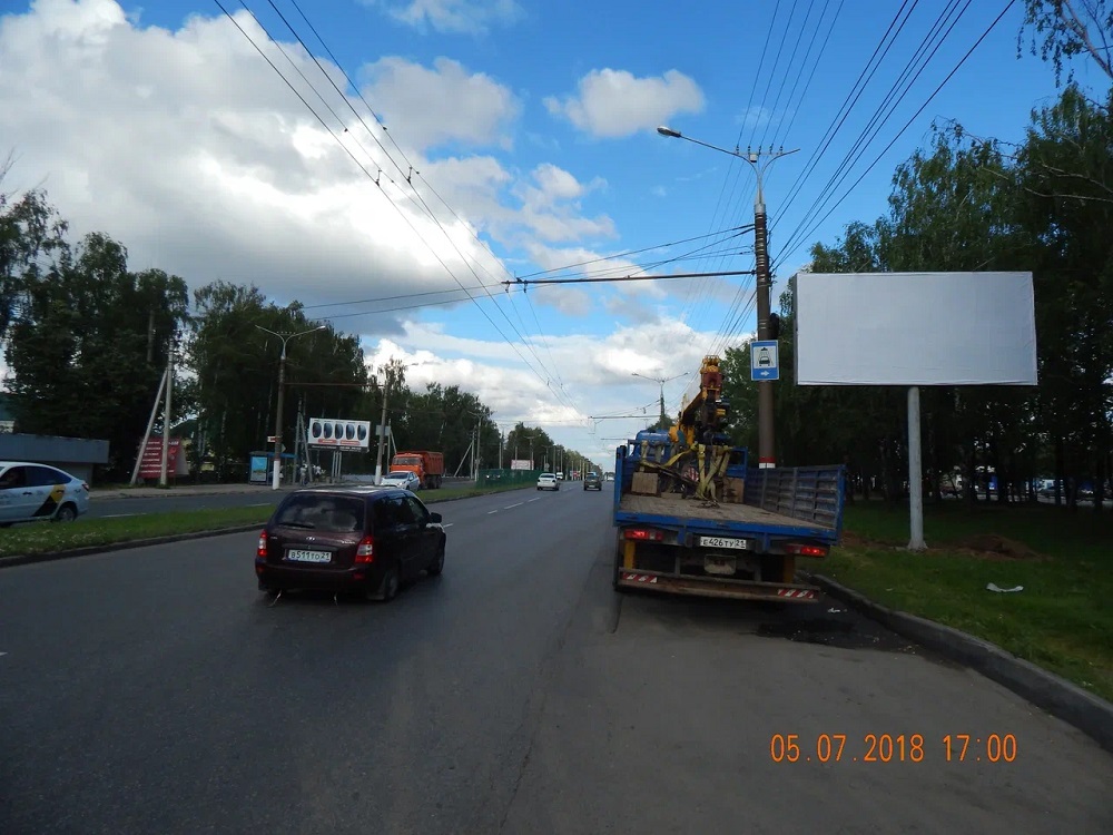 Фотография рекламного носителя, тип: Билборд 3x6, адрес: Марпосадское ш., д.33, Чебоксары, Республика Чувашия, Россия. Сторона A №1057767
