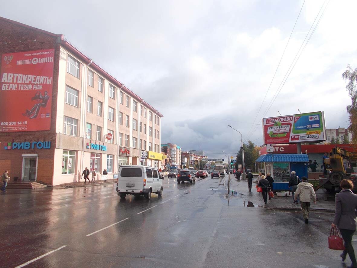 Фотография рекламного носителя, тип: Билборд 3x6, адрес: Троицкий пр-т. Х Поморская ул., Архангельск, Архангельская область, Россия. Сторона А1-А3 №765965