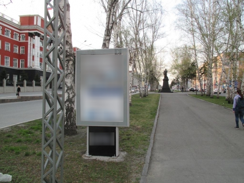 Фотография рекламного носителя, тип: Ситиформат 1.8x1.2, адрес: Ленина пр-т., д.25, Барнаул, Алтайский край, Россия. Сторона А №498149