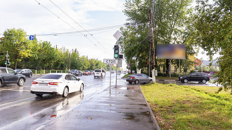 Фотография рекламного носителя, тип: Билборд 3x6, адрес: Октябрьский пр-т. Х Лермонтова ул. д.32/32, Тверь, Тверская область, Россия. Сторона А №952502