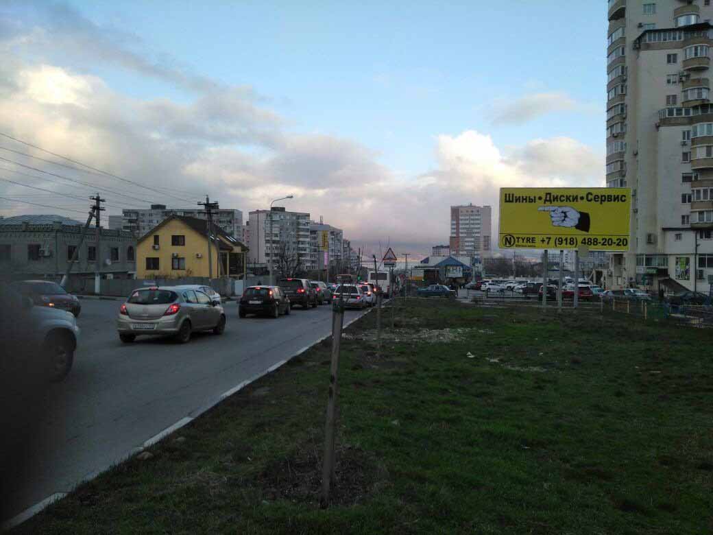 Фотография рекламного носителя, тип: Билборд 3x6, адрес: Куникова ул., д.34, Новороссийск, Краснодарский край, Россия. Сторона А №702828