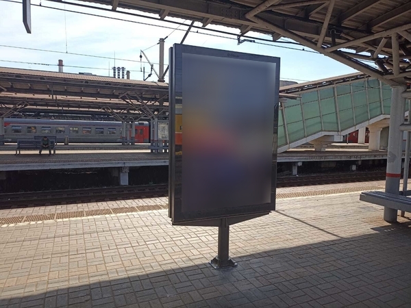 Фотография рекламного носителя, тип: Ситиформат 1.8x1.2, адрес: Мытищи ст., у выхода к концу платформы, Мытищи, Московская область, Россия. Сторона А2 №939718