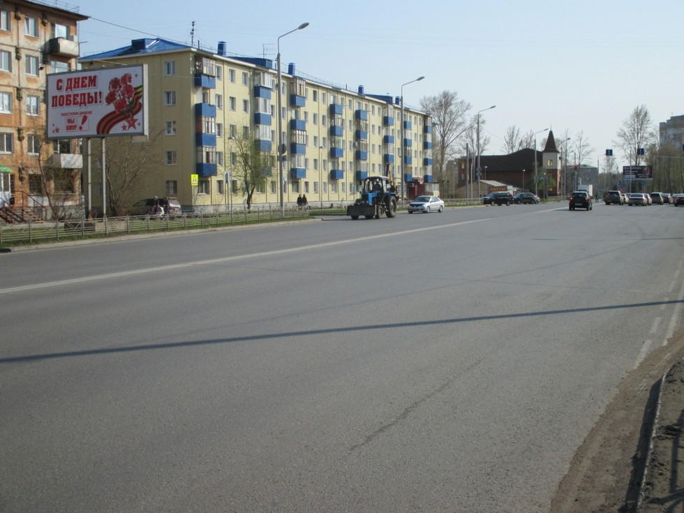 Фотография рекламного носителя, тип: Билборд 3x6, адрес: Амурская 21-я ул., д.6, Омск, Омская область, Россия. Сторона В №1010025