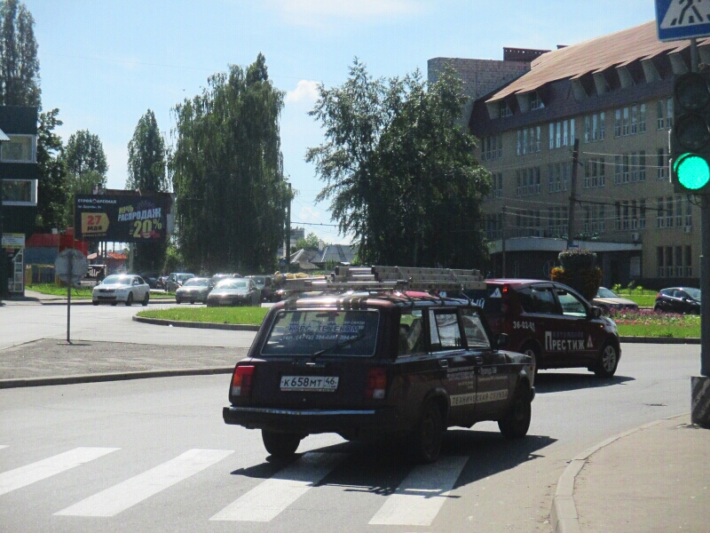 Фотография рекламного носителя, тип: Билборд 3x6, адрес: Маяковского ул., д.102, Курск, Курская область, Россия. Сторона В №588101