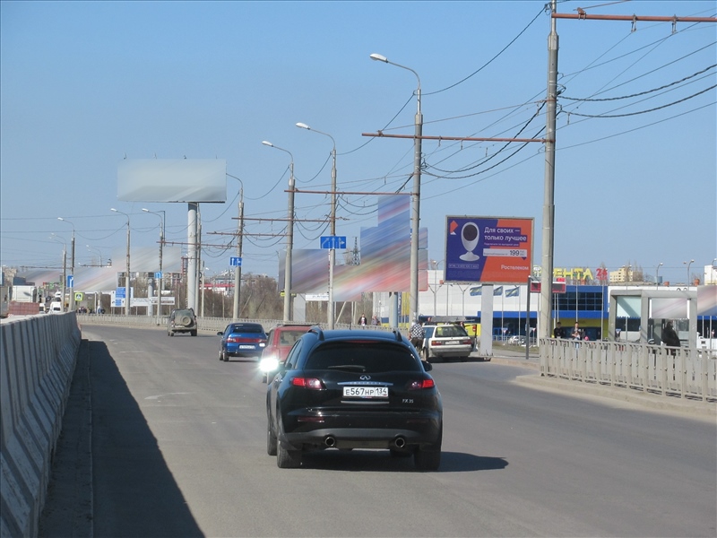 Фотография рекламного носителя, тип: Ситиборд 2.7x3.7, адрес: Университетский пр-т., д.107, Волгоград, Волгоградская область, Россия. Сторона А №794185