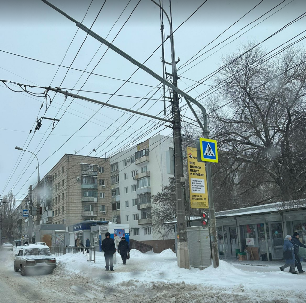 Фотография рекламного носителя, тип: Панель-кронштейн, адрес: Еременко ул., поз.4, Волгоград, Волгоградская область, Россия. Сторона А №1097294
