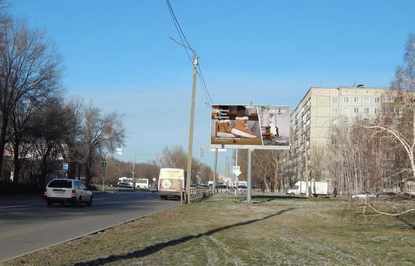 Фотография рекламного носителя, тип: Билборд 3x6, адрес: Солнечная поляна ул., д.23, Барнаул, Алтайский край, Россия. Сторона А1 №291833