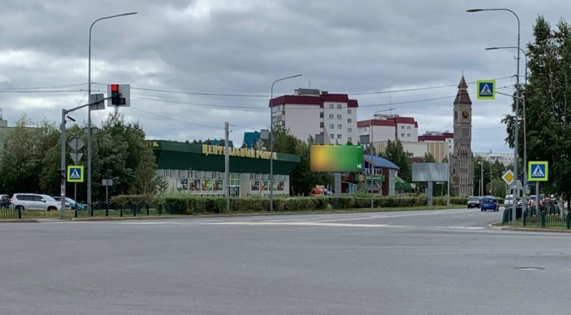 Фотография рекламного носителя, тип: Билборд 3x6, адрес: Островского ул., д.14/1, поз.2, Сургут, Ханты-Мансийский автономный округ – Югра, Россия. Сторона Б №960057