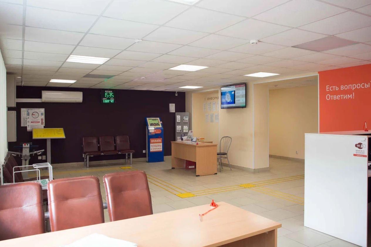 Фотография рекламного носителя, тип: Видеоэкран, адрес: МФЦ «», Комсомольская ул., д.18, Никольское, Ленинградская область, Россия. Сторона/вариант №946334