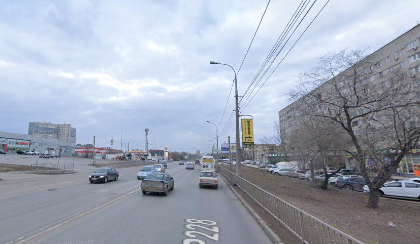 Фотография рекламного носителя, тип: Панель-кронштейн, адрес: Еременко ул., поз.1, Волгоград, Волгоградская область, Россия. Сторона А №1097275