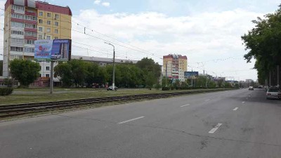 Фотография рекламного носителя, тип: Билборд 3x6, адрес: Галиуллина ул., д.5, Магнитогорск, Челябинская область, Россия. Сторона А1 №780595