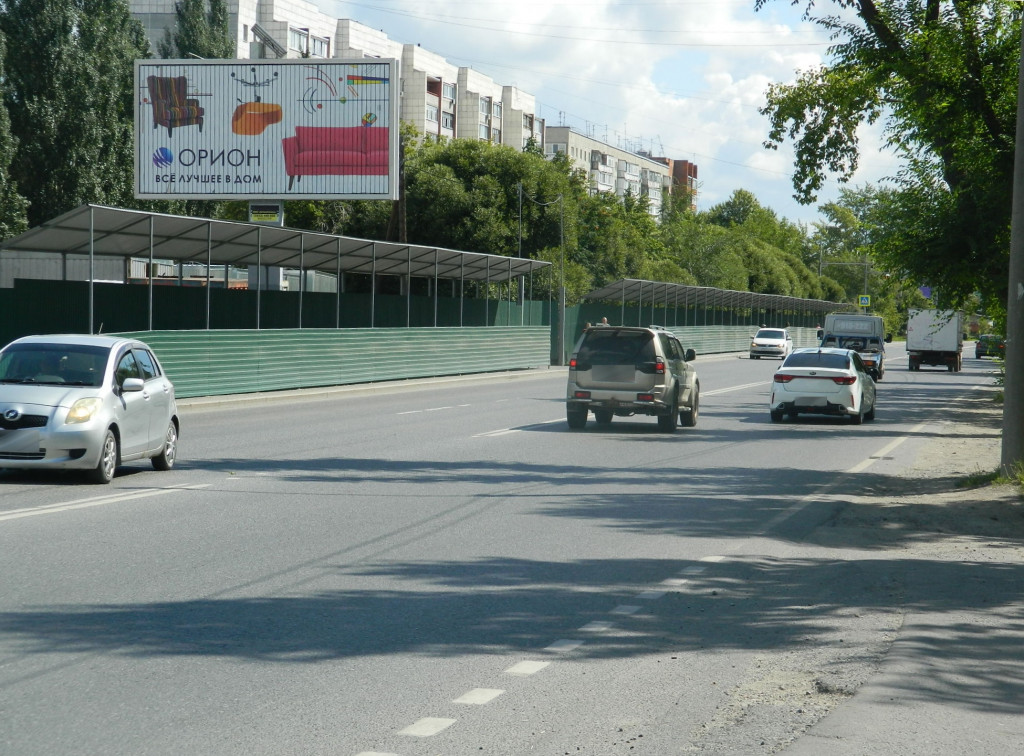 Фотография рекламного носителя, тип: Билборд 3x6, адрес: Ставропольская ул., д.11/1, Тюмень, Тюменская область, Россия. Сторона Б1-Б3 №507552