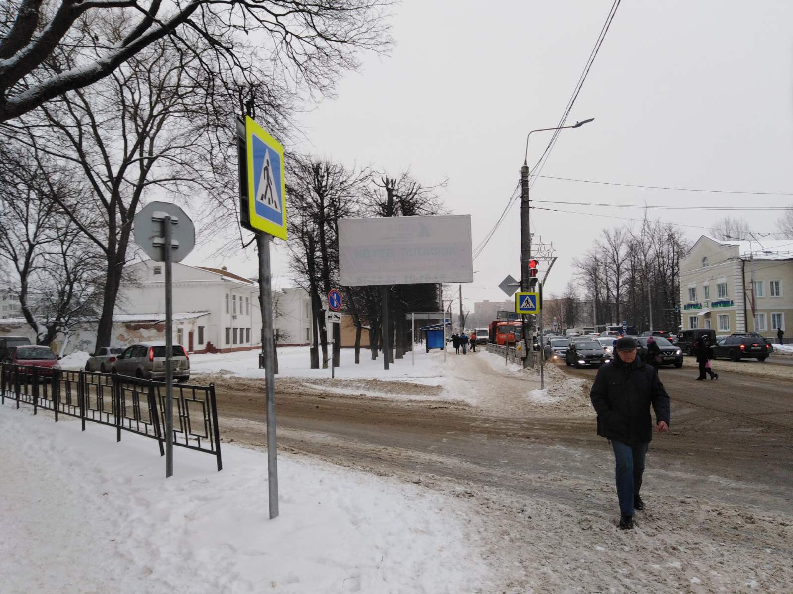 Фотография рекламного носителя, тип: Билборд 3x6, адрес: Фрунзе ул., д.37 Х Госпитальная ул., Смоленск, Смоленская область, Россия. Сторона Б №383026