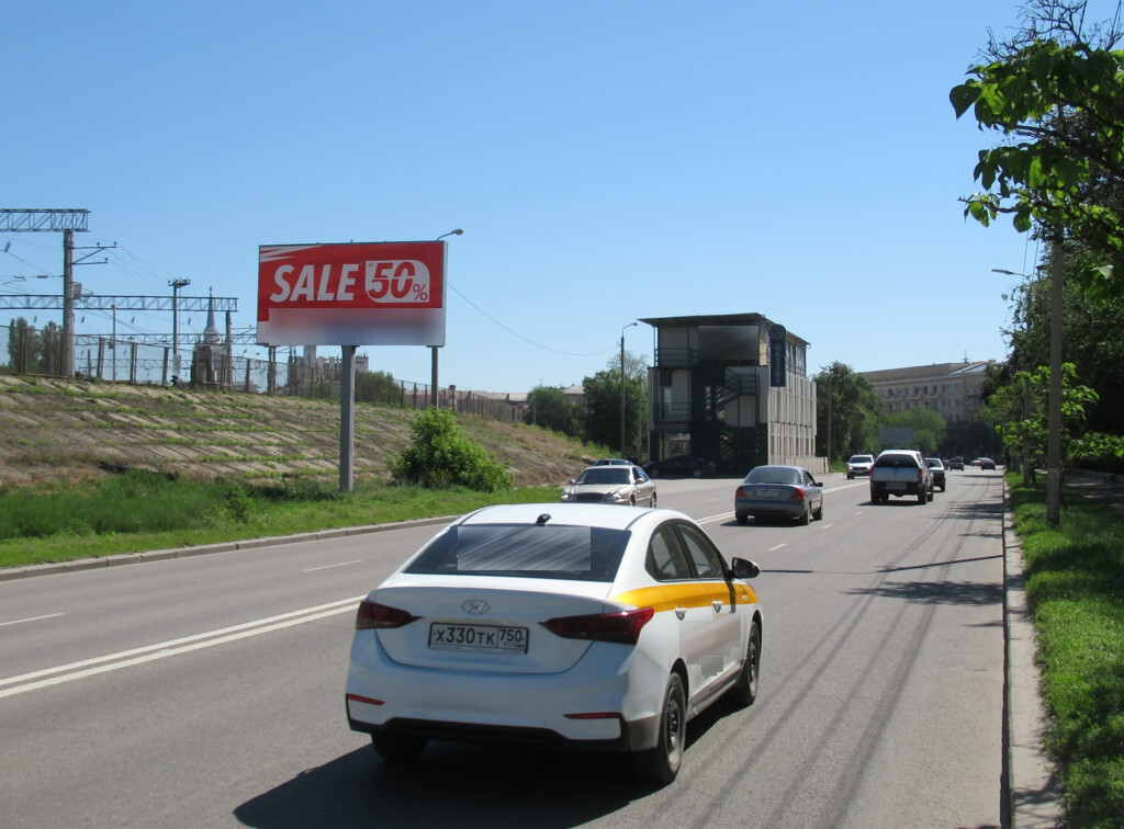 Фотография рекламного носителя, тип: Билборд 3x6, адрес: Глубокоовражная ул. Х Володарского ул., Волгоград, Волгоградская область, Россия. Сторона Б №618019