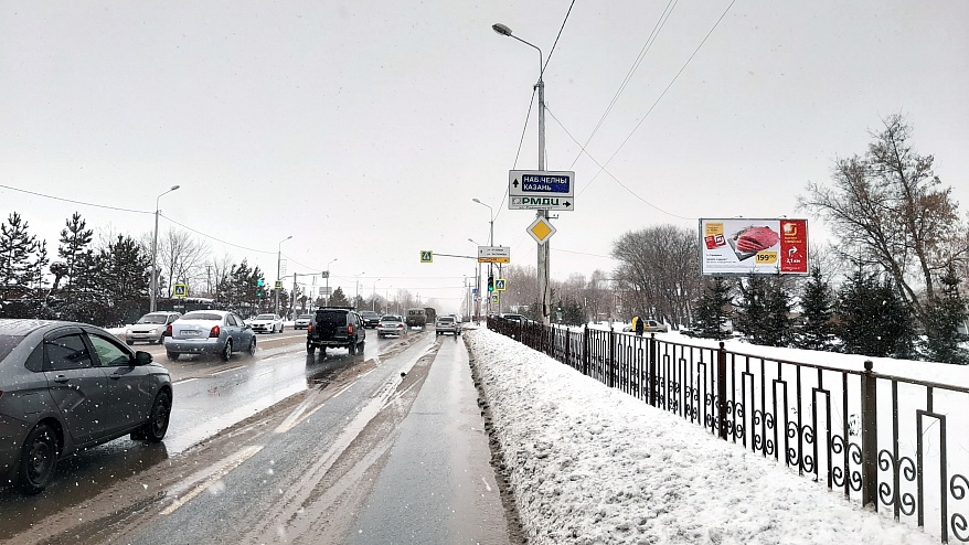 Фотография рекламного носителя, тип: Билборд 3x6, адрес: Шевченко ул., д.30/2, Альметьевск, Республика Татарстан, Россия. Сторона A №457439