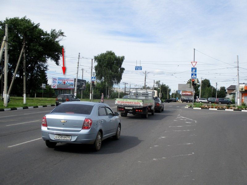 Фотография рекламного носителя, тип: Билборд 3x6, адрес: Маяковского ул., д.84, Курск, Курская область, Россия. Сторона A №716248