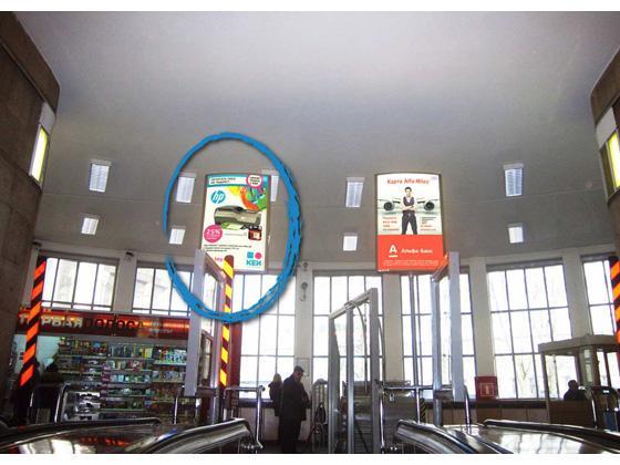 Фотография рекламного носителя, тип: Лайтбокс, адрес: Станция метро «Площадь Ленина», линия Кировско-Выборгская, Санкт-Петербург, Россия. Сторона/вариант А №1062816
