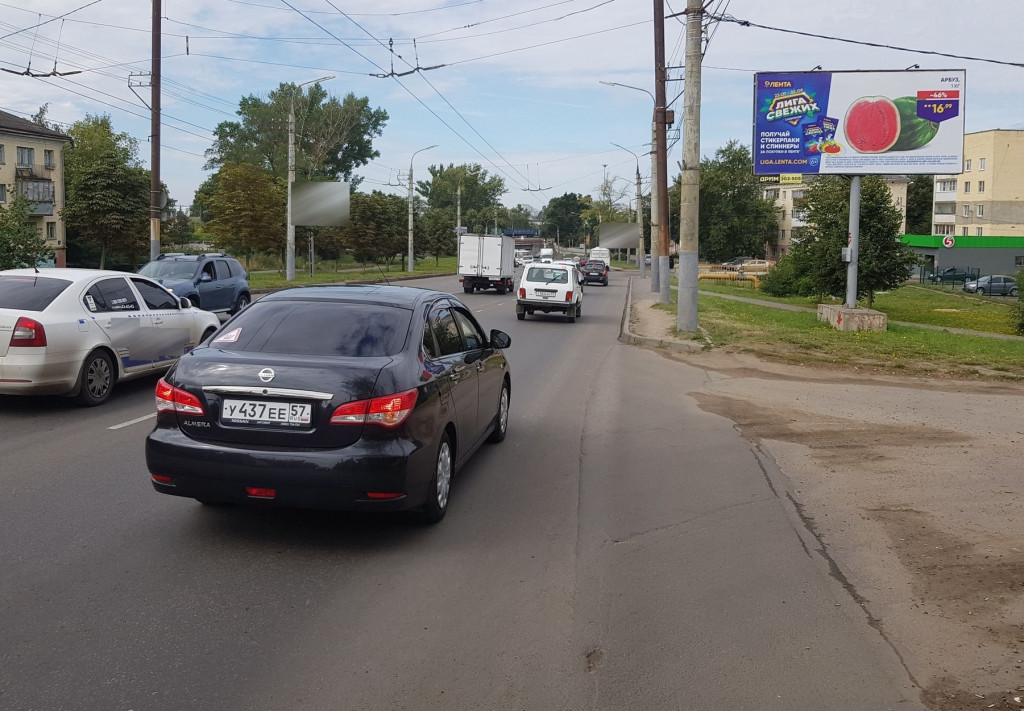 Фотография рекламного носителя, тип: Билборд 3x6, адрес: Московское ш., д.7а, Орел, Орловская область, Россия. Сторона А №639262