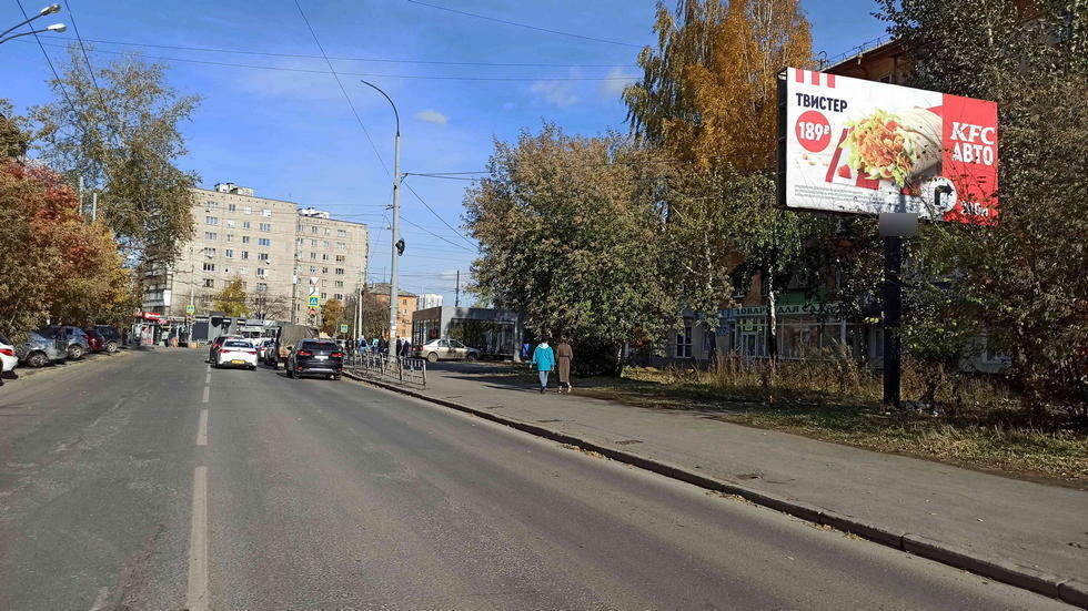 Фотография рекламного носителя, тип: Билборд 3x6, адрес: Ильича ул., д.52 X Восстания ул., Екатеринбург, Свердловская область, Россия. Сторона А №947858