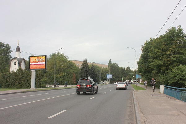 Фотография рекламного носителя, тип: Ситиборд 2.7x3.7, адрес: Циолковского ул., д.26, Королев, Московская область, Россия. Сторона B1-B5 №973117