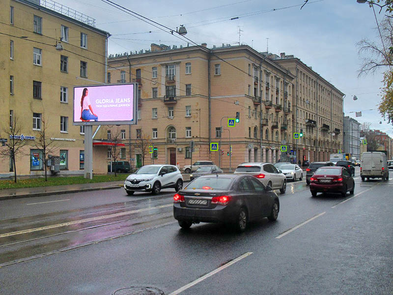 Фотография рекламного носителя, тип: Билборд 3x6, адрес: Обуховской Обороны пр-т., д.95, корп.1 Х Елизарова пр-т., Санкт-Петербург, Россия. Сторона B1-В10 №689178