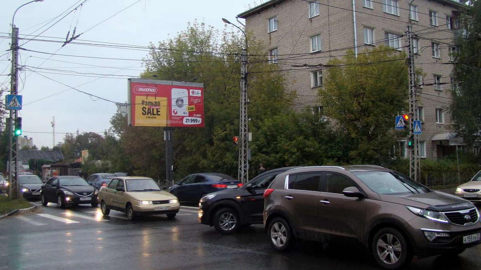 Фотография рекламного носителя, тип: Билборд 3x6, адрес: Постышева ул., д.9, Иваново, Ивановская область, Россия. Сторона А №1013930