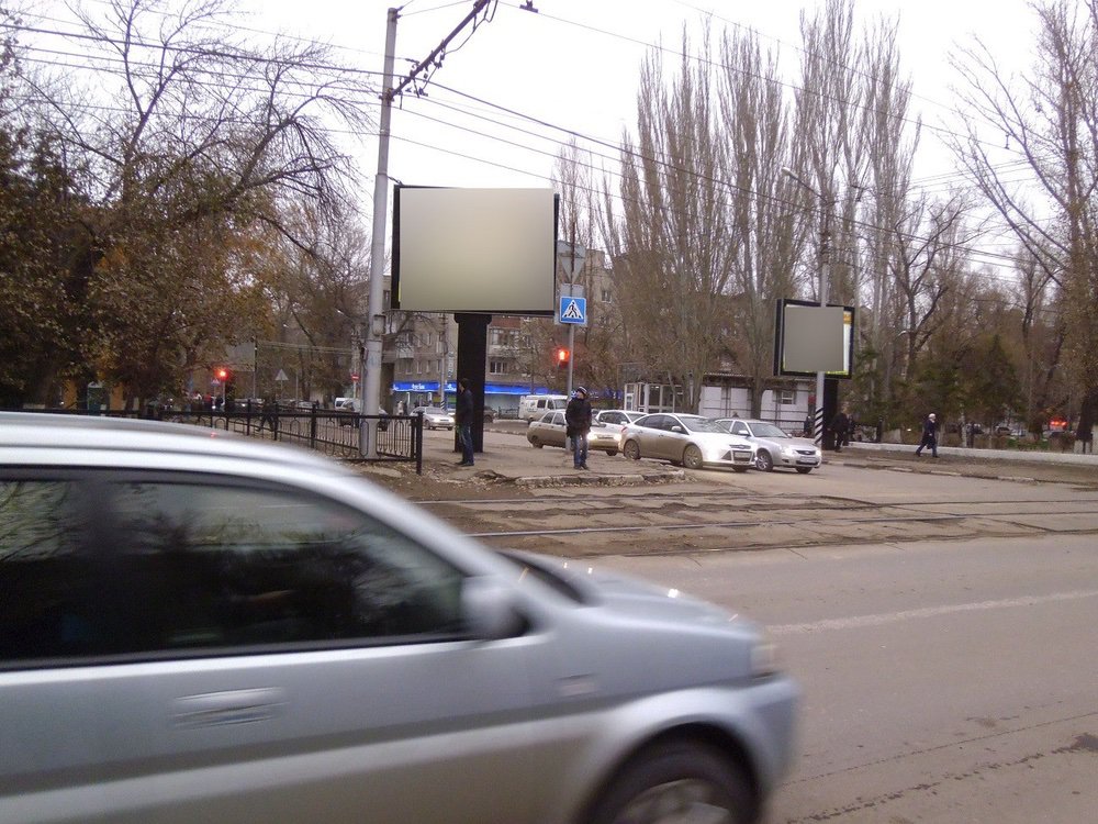 Фотография рекламного носителя, тип: Ситиборд 2.7x3.7, адрес: Б.Казачья ул. Х Астраханская ул., поз.1, Саратов, Саратовская область, Россия. Сторона Б1-Б5 №717541