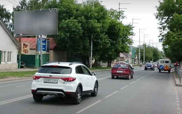 Фотография рекламного носителя, тип: Билборд 3x6, адрес: Соколовая ул., д.320 Х Пугачевская ул., Саратов, Саратовская область, Россия. Сторона Б №659112