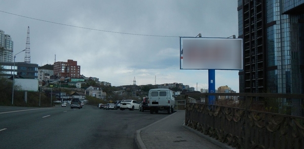 Фотография рекламного носителя, тип: Билборд 3x6, адрес: Всеволода Сибирцева ул., д.41, Владивосток, Приморский край, Россия. Сторона А №767213