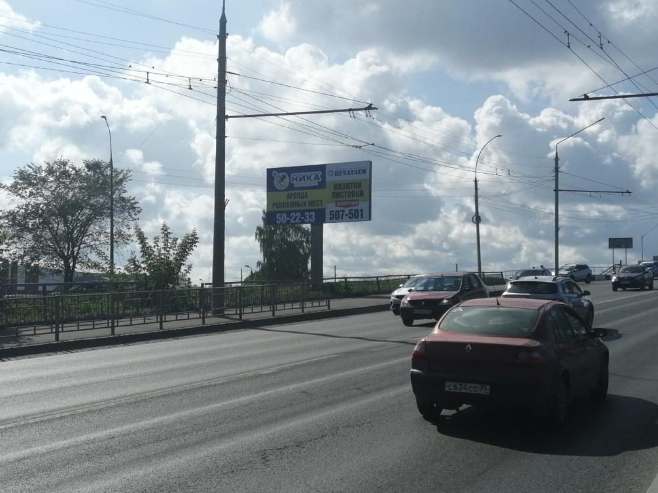 Фотография рекламного носителя, тип: Билборд 3x6, адрес: Ленинградская ул., вблизи д.1 по ул. Чехова, Вологда, Вологодская область, Россия. Сторона Б №1073439