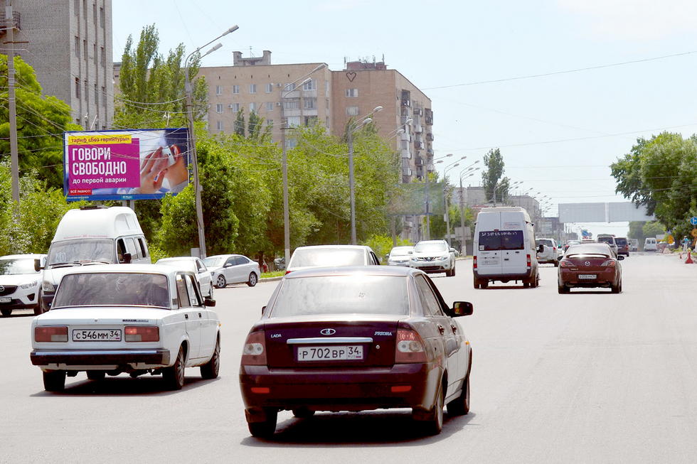 Фотография рекламного носителя, тип: Билборд 3x6, адрес: Маршала Рокоссовского ул., д.50, Волгоград, Волгоградская область, Россия. Сторона Б №337777
