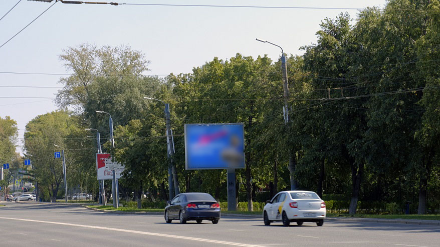 Фотография рекламного носителя, тип: Ситиборд 2.7x3.7, адрес: Ленина пр-т., д.26/1, Челябинск, Челябинская область, Россия. Сторона A1-А3 №339070