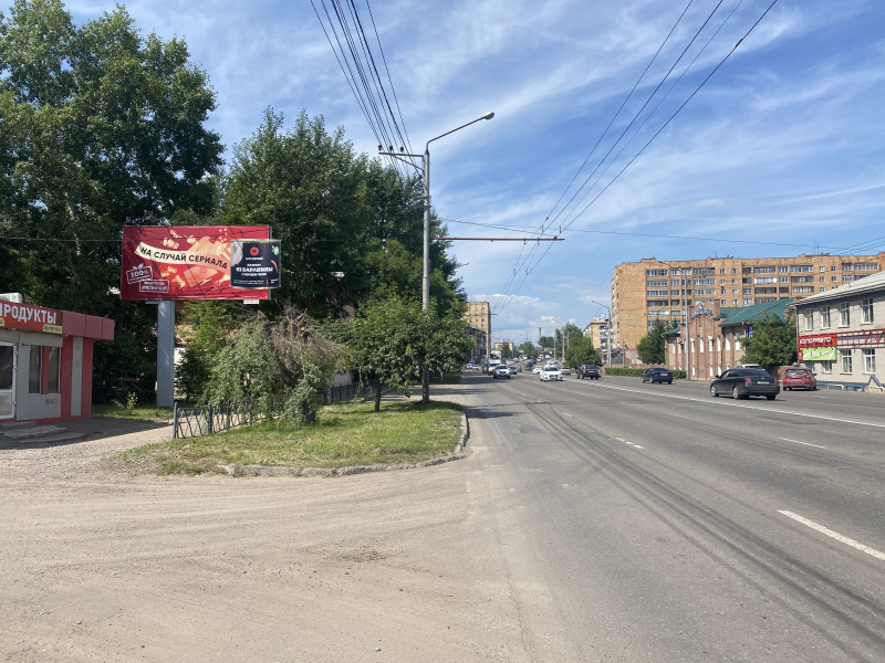 Фотография рекламного носителя, тип: Билборд 3x6, адрес: Калинина ул., д.45а, Красноярск, Красноярский край, Россия. Сторона Б №779945