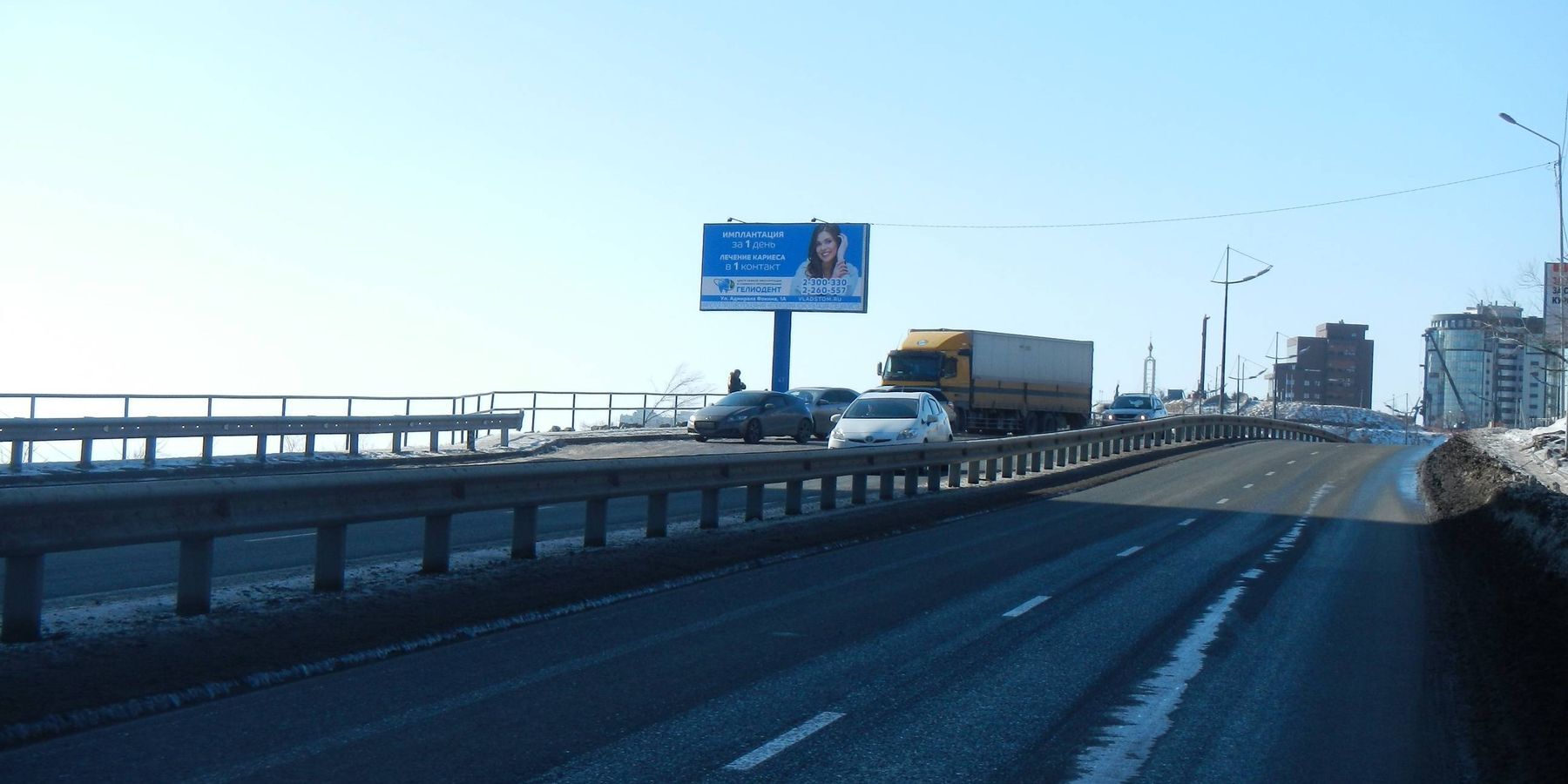 Фотография рекламного носителя, тип: Билборд 3x6, адрес: Всеволода Сибирцева ул., д.41, Владивосток, Приморский край, Россия. Сторона Б №747976