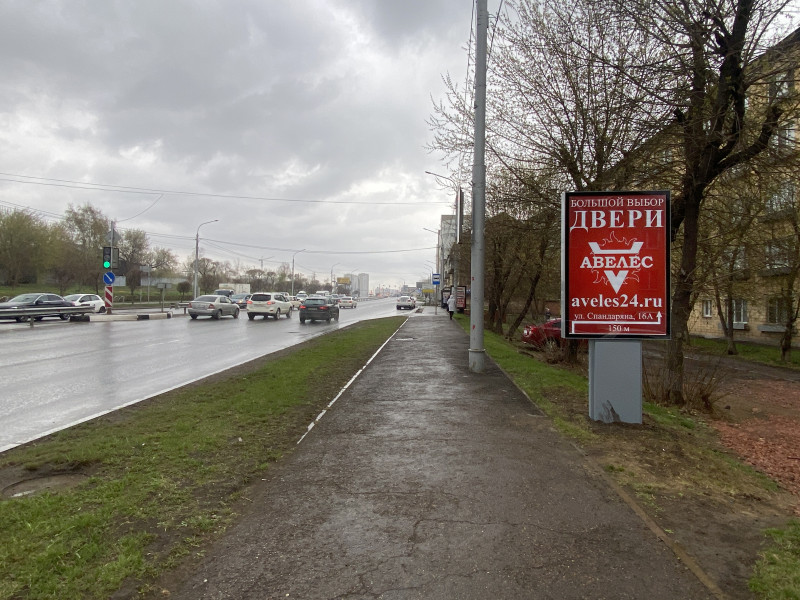 Фотография рекламного носителя, тип: Ситиформат 1.8x1.2, адрес: Шахтеров ул., д.12, Красноярск, Красноярский край, Россия. Сторона А №758179