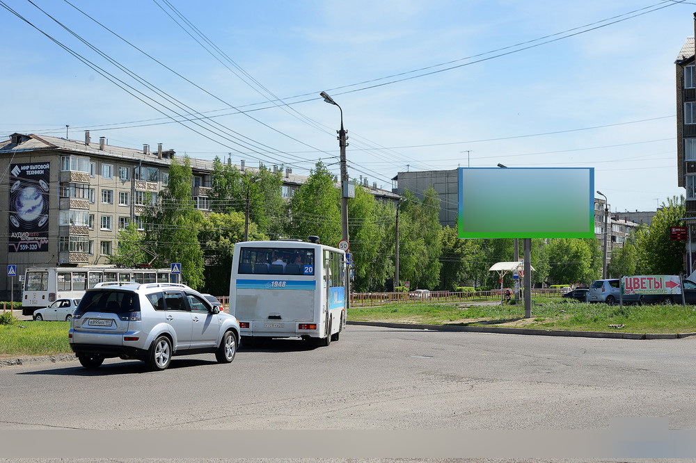 Фотография рекламного носителя, тип: Билборд 3x6, адрес: Коминтерна ул. Х Космонавтов ул., МТС банк, Ангарск, Иркутская область, Россия. Сторона A1-А10 №859990