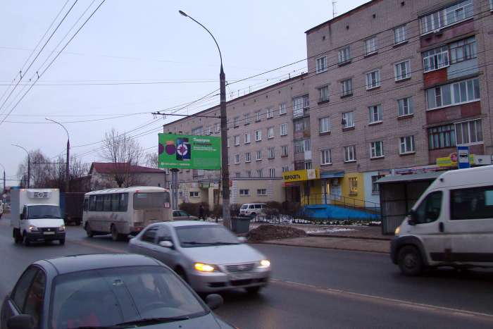 Фотография рекламного носителя, тип: Билборд 3x6, адрес: Полка Нормандия-Неман ул., д.86, Иваново, Ивановская область, Россия. Сторона А №1013928