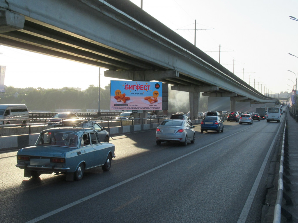 Фотография рекламного носителя, тип: Билборд 3x6, адрес: Северный мост, опора 22, Воронеж, Воронежская область, Россия. Сторона А2 №540430