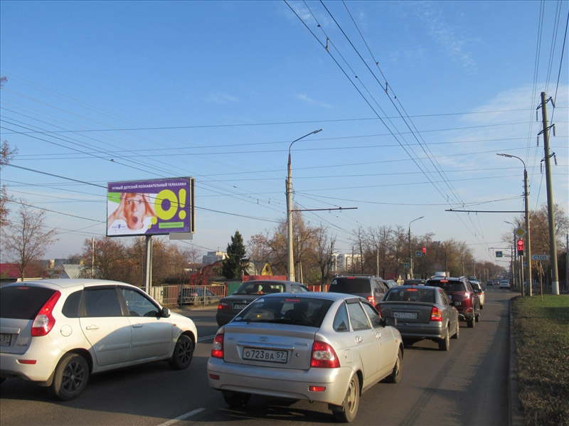 Фотография рекламного носителя, тип: Билборд 3x6, адрес: Московское ш., д.83, Орел, Орловская область, Россия. Сторона Б №793644
