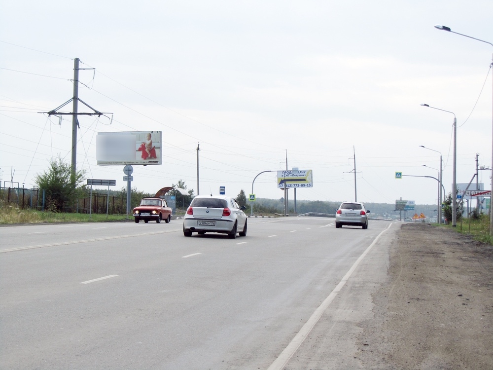 Фотография рекламного носителя, тип: Билборд 3x6, адрес: Шершни-Северный а/д, 20м, Челябинск, Челябинская область, Россия. Сторона В №775425
