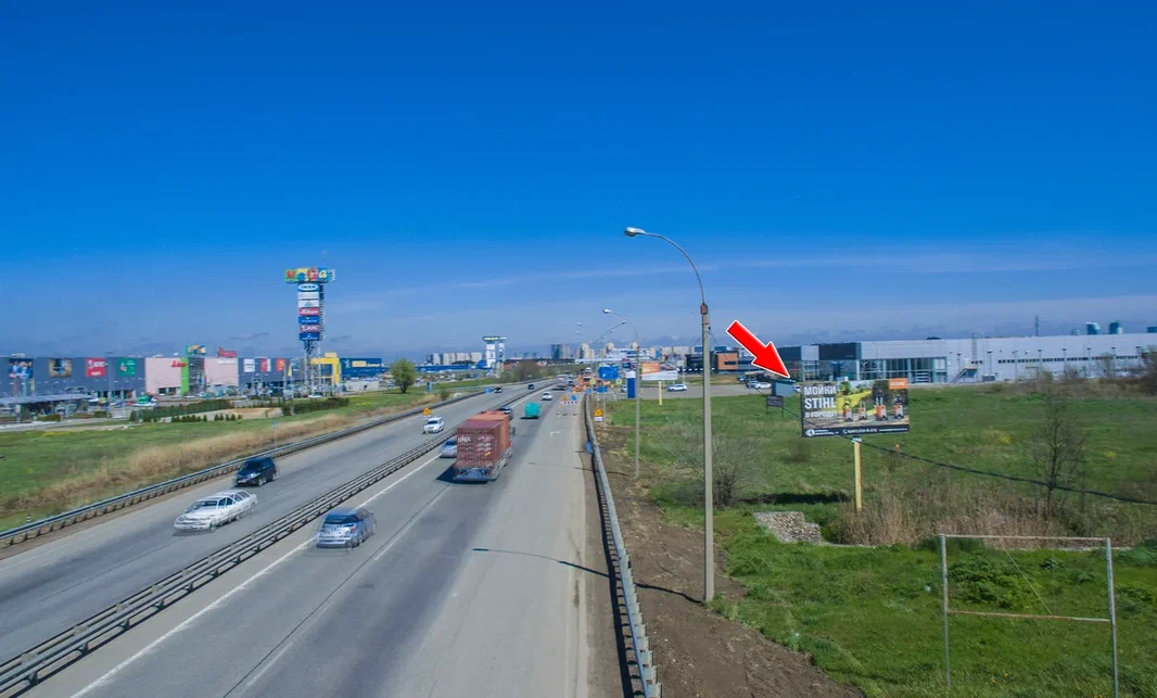 Фотография рекламного носителя, тип: Билборд 3x6, адрес: Тургеневское ш., 2 800м, Краснодар, Краснодарский край, Россия. Сторона A №478039