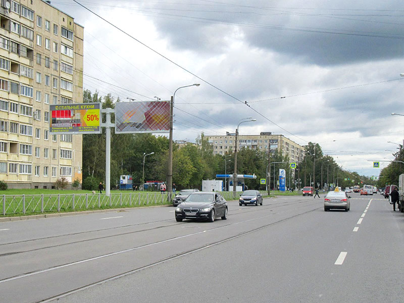 Фотография рекламного носителя, тип: Билборд 3x6, адрес: Науки пр-т., д.2, Санкт-Петербург, Россия. Сторона В2 №691976