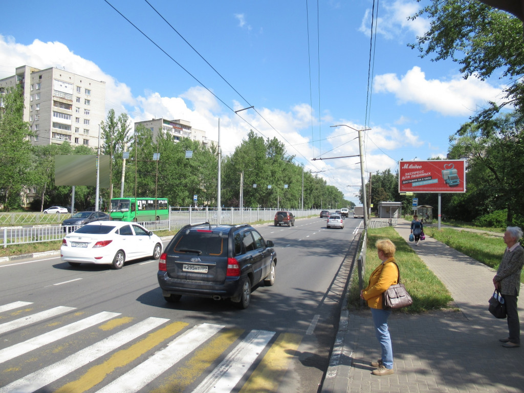 Фотография рекламного носителя, тип: Билборд 3x6, адрес: Дзержинского пр-т., д.73, Ярославль, Ярославская область, Россия. Сторона А1-А3 №639974