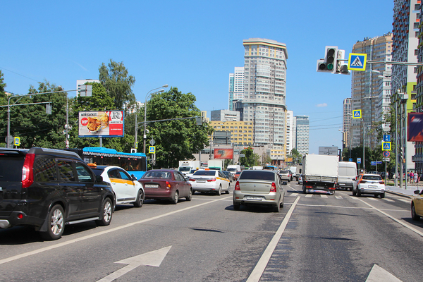 Фотография рекламного носителя, тип: Билборд 3x6, адрес: Ярцевская ул., д.21, к.1 Х Оршанская ул., Москва, Россия. Сторона Б №635972