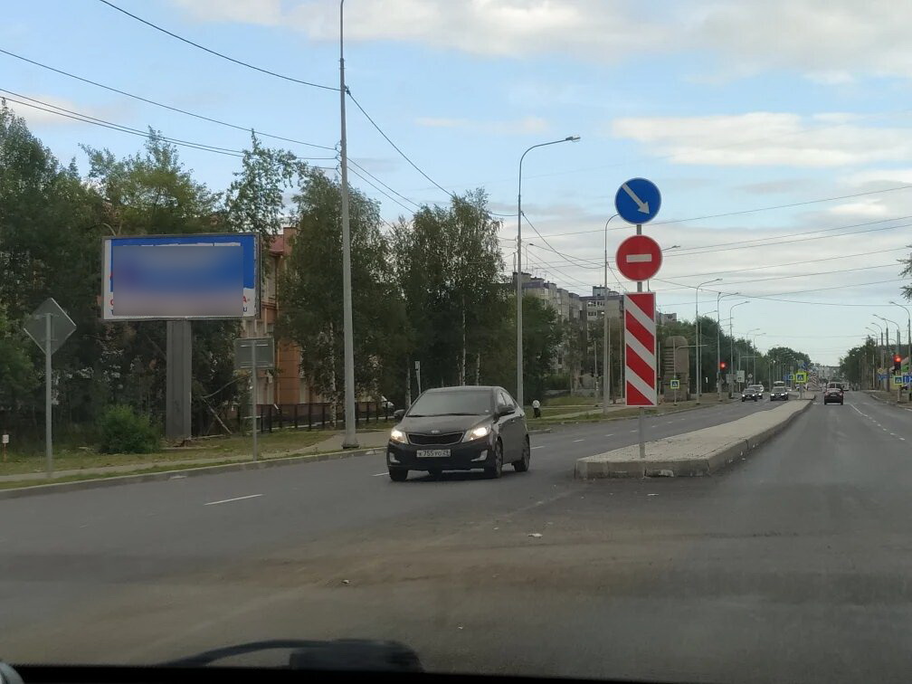 Фотография рекламного носителя, тип: Билборд 3x6, адрес: Ленинградский пр-т., д.15, Архангельск, Архангельская область, Россия. Сторона В №765752