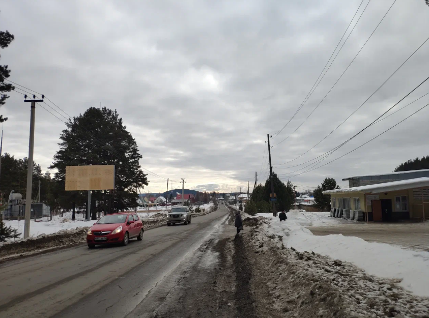 Фотография рекламного носителя, тип: Билборд 3x6, адрес: Декабристов ул., поз.1, Сысерть, Свердловская область, Россия. Сторона Б №824934